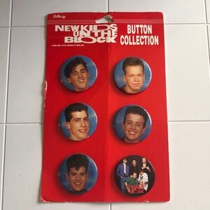 New Kids on the Block Button Collection